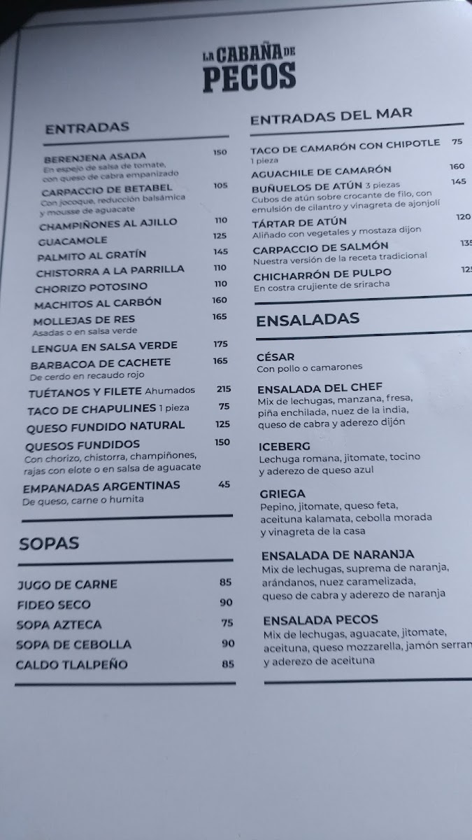 La Cabana De Pecos Menu Photo 8