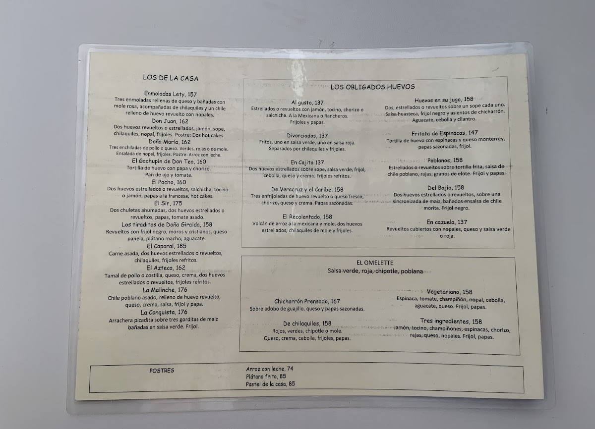La Casa De Don Juan Menu Photo 6
