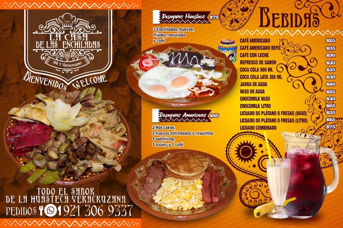 La Casa De Las Enchiladas Menu