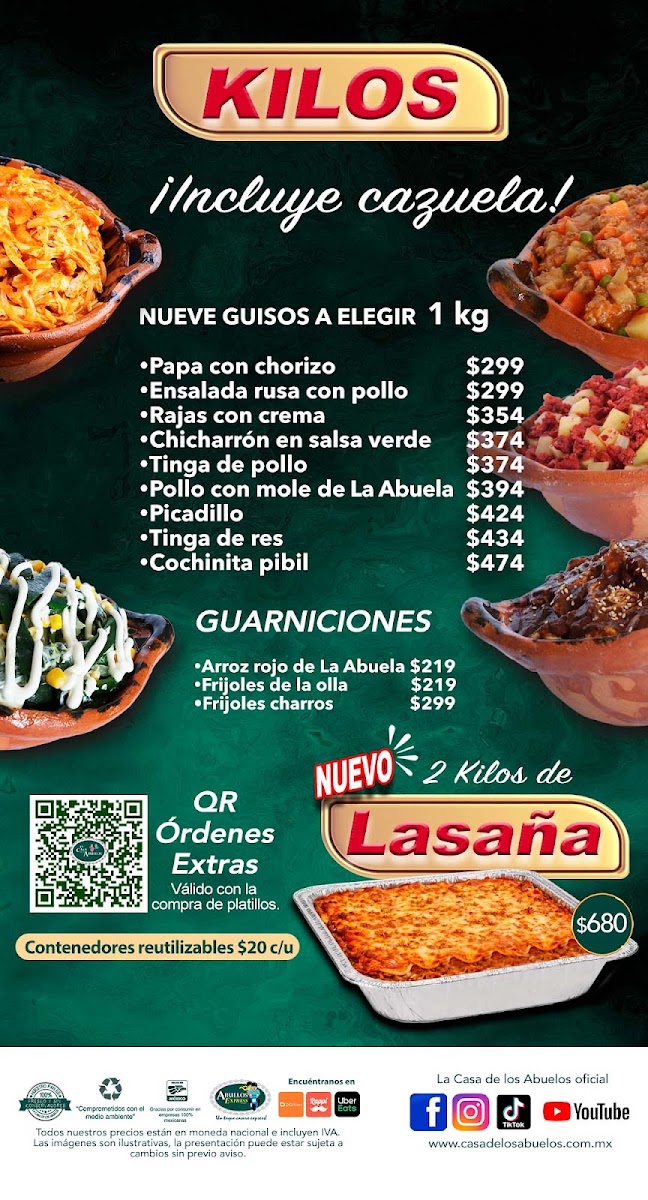 La Casa De Los Abuelos - Puente De Alvarado Menu Photo 2