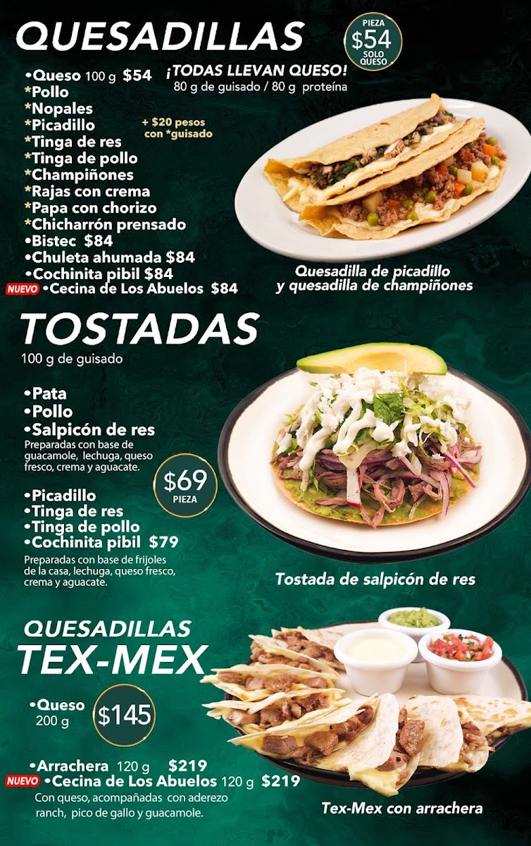 La Casa De Los Abuelos - Puente De Alvarado Menu Photo 7