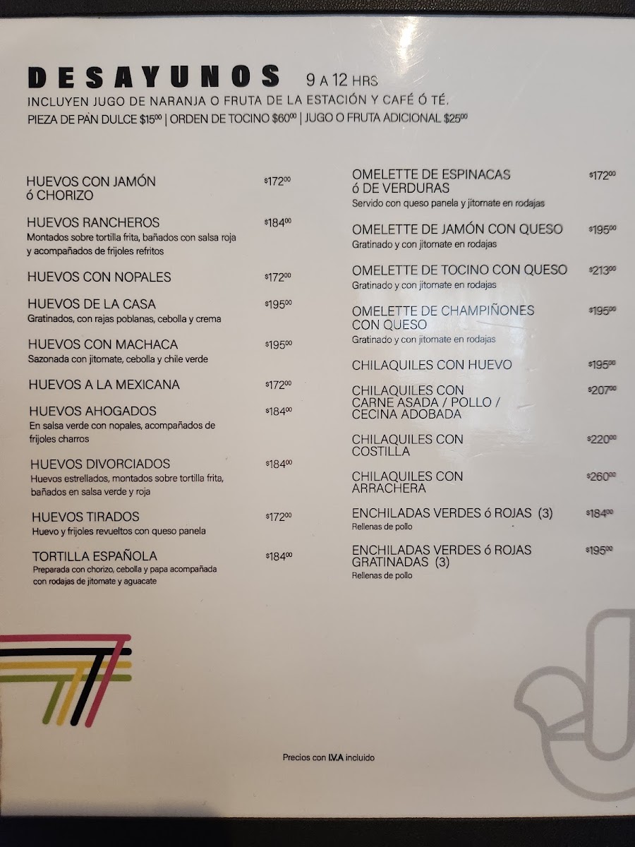 La Casa De Pedro Y Sara Menu