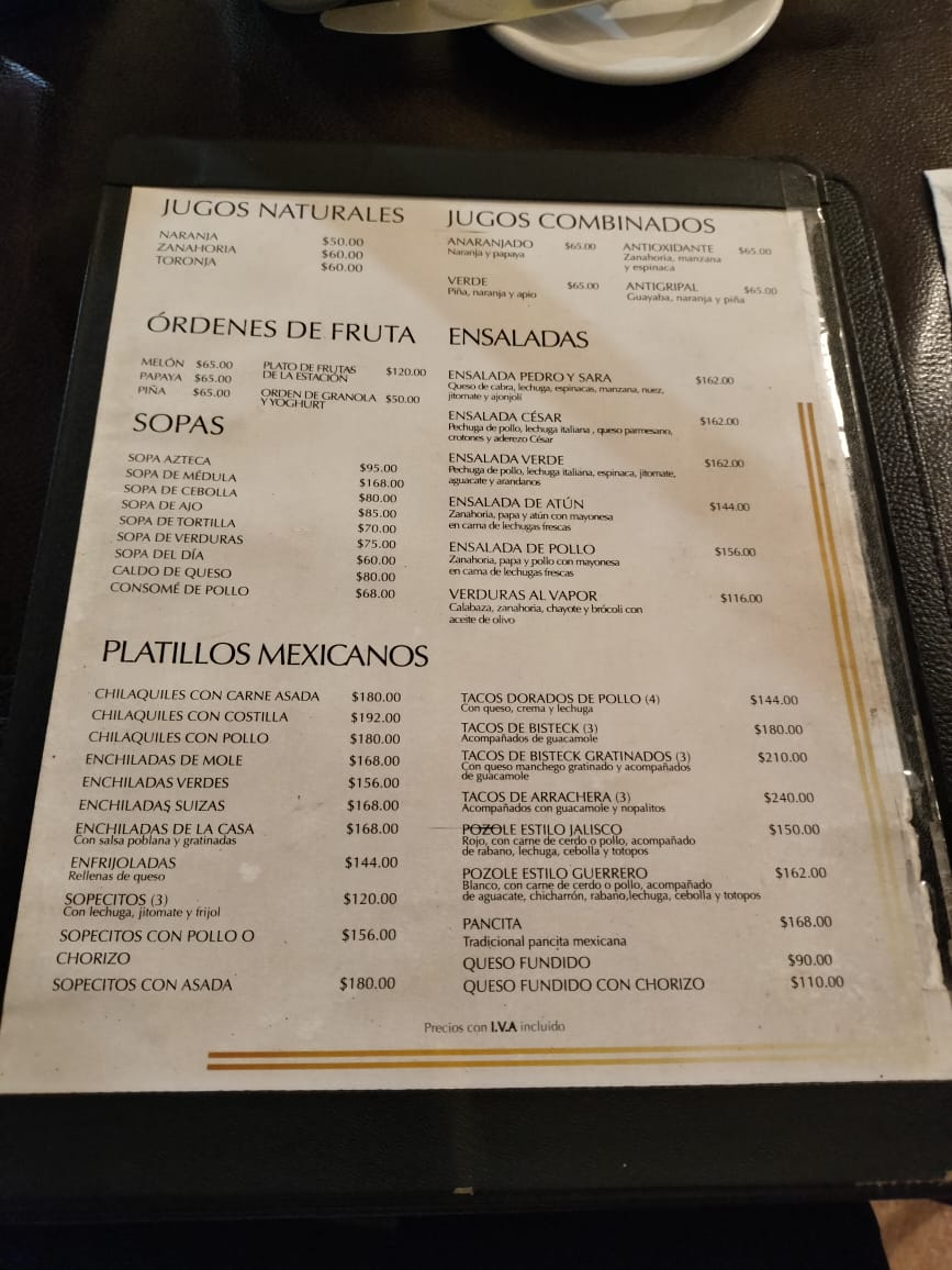 La Casa De Pedro Y Sara Menu Photo 8