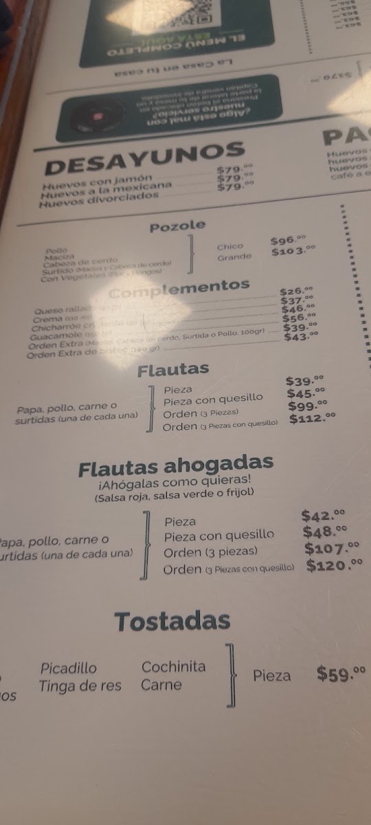 La Casa De Toño En Las Águilas Menu Photo 2