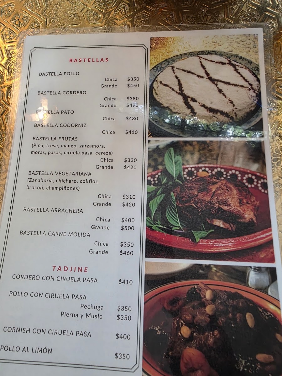 La Casbah Menu Photo 2