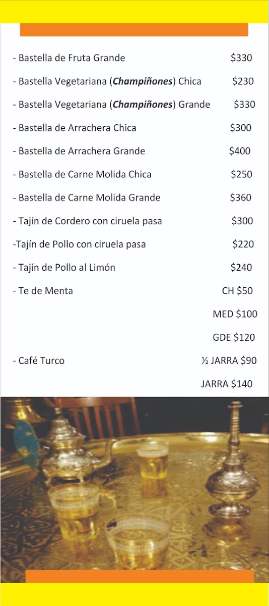 La Casbah Menu Photo 9