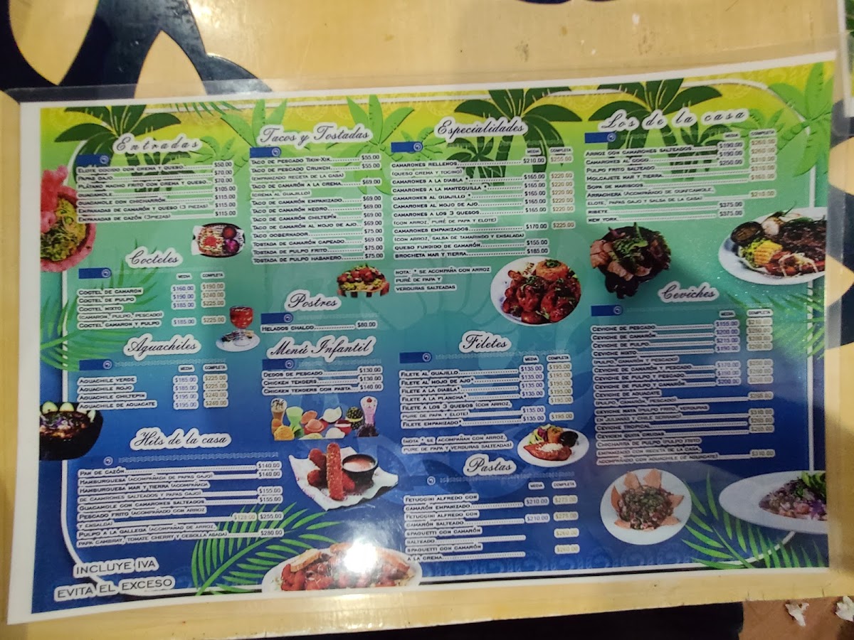 La Casita Del Cheviche Menu