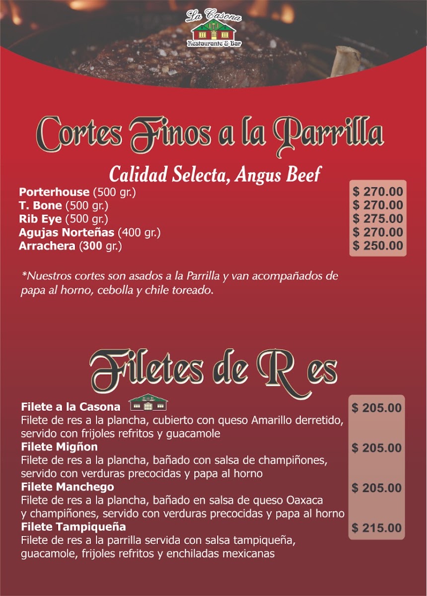 La Casona Menu Photo 7