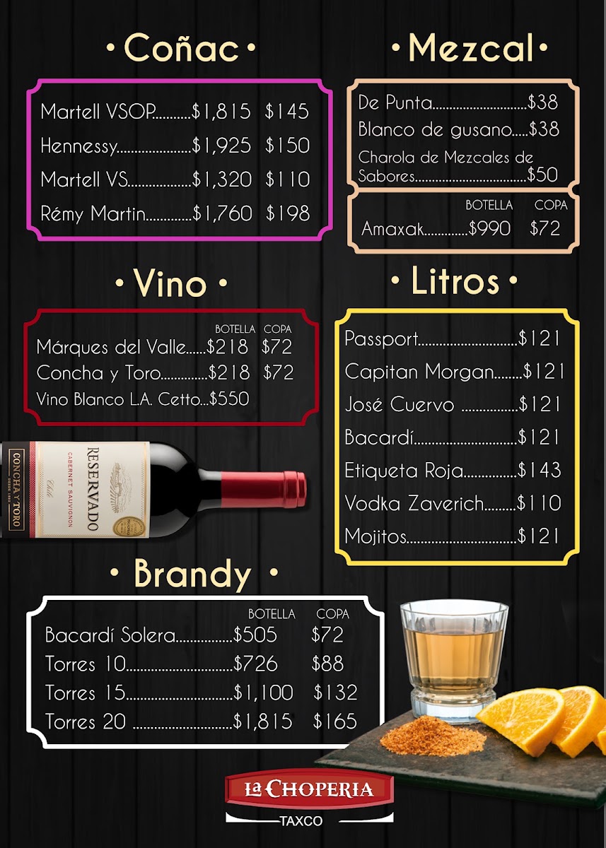 La Choperia Taxco Menu Photo 3