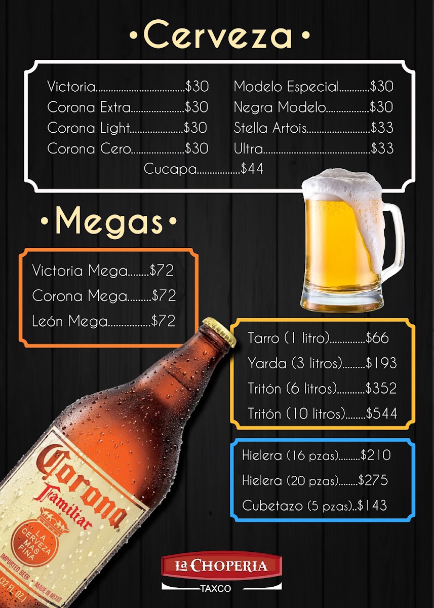La Choperia Taxco Menu Photo 8