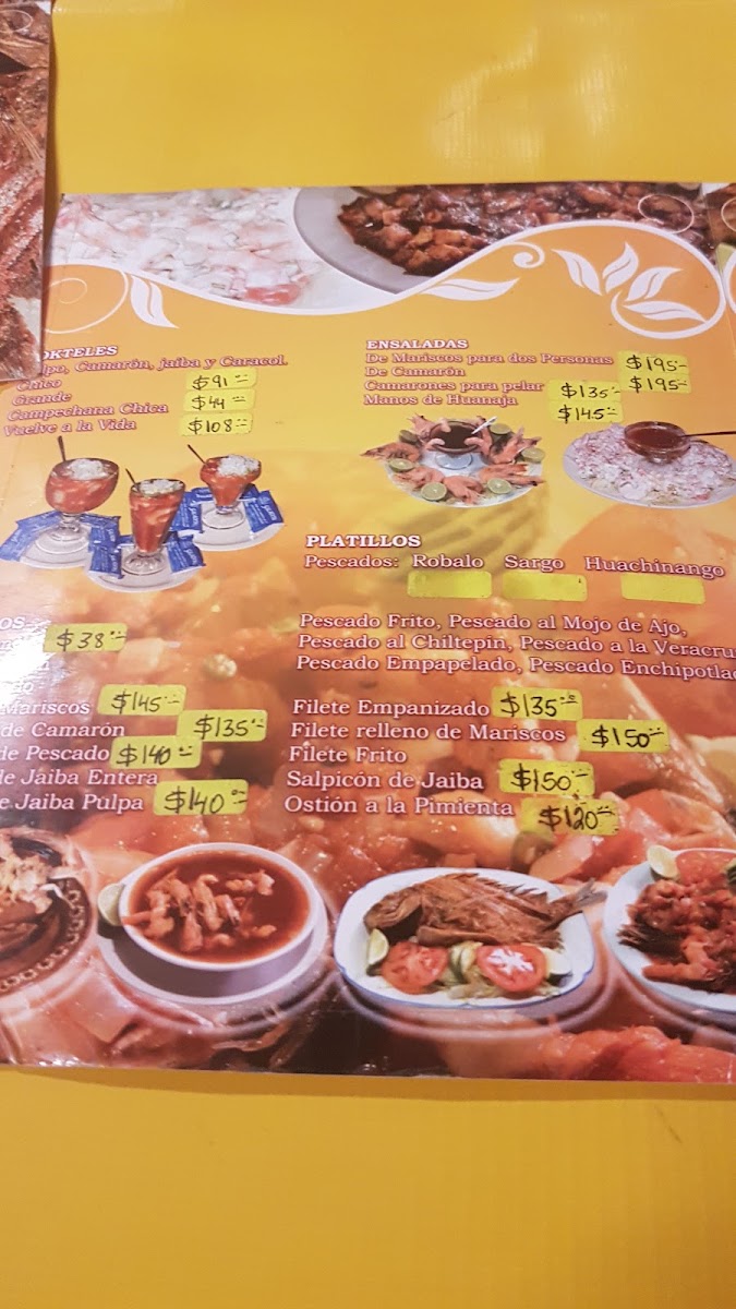 La Choza De Lucy Menu