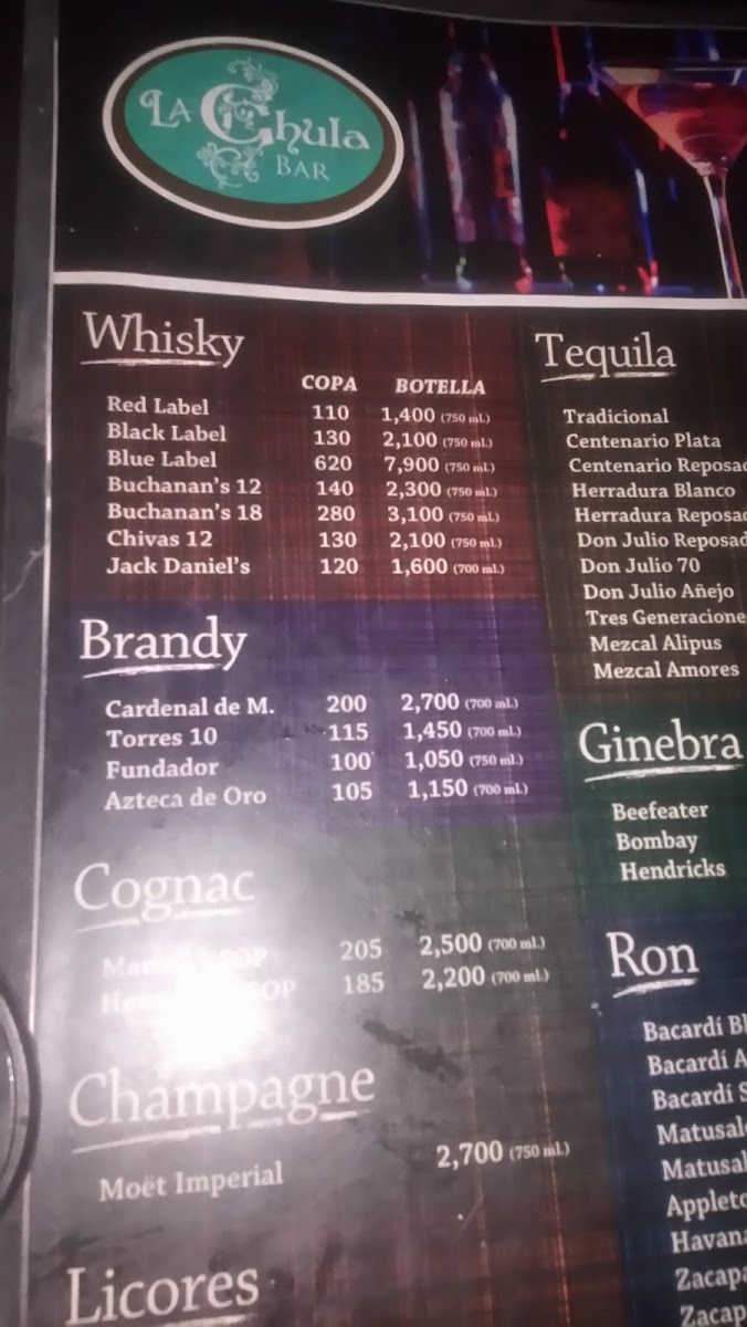 La Chula Menu Photo 5