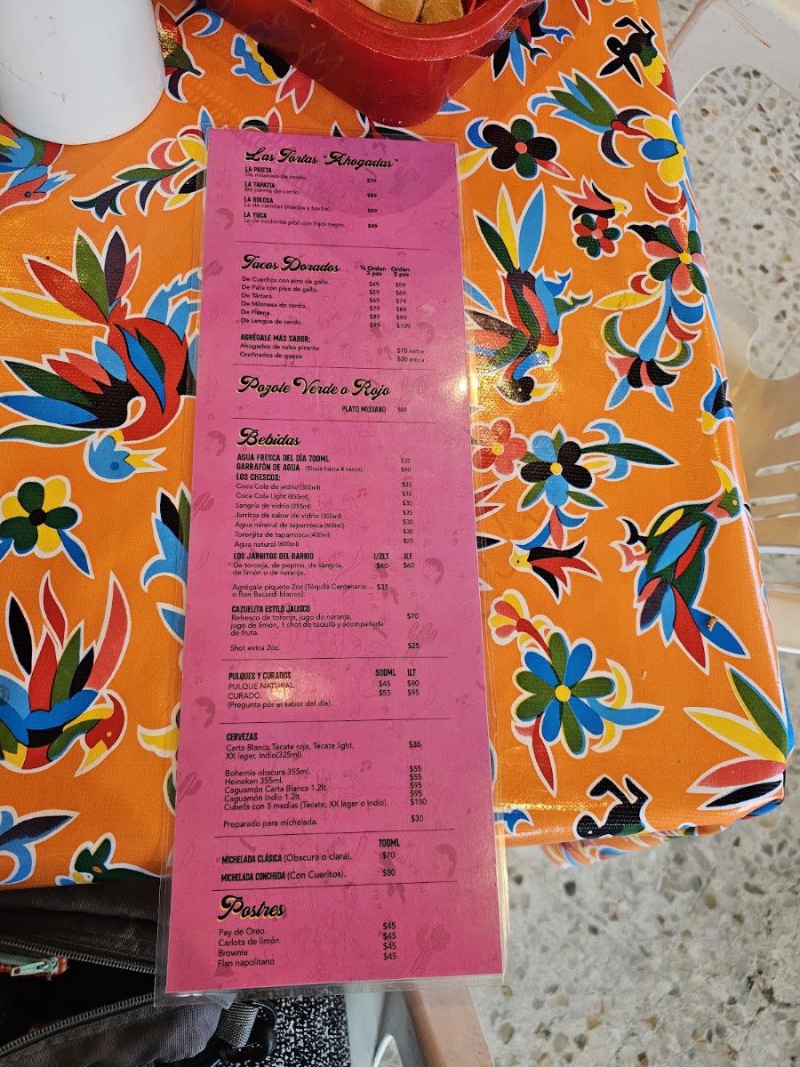 La Conchuda Menu Photo 2