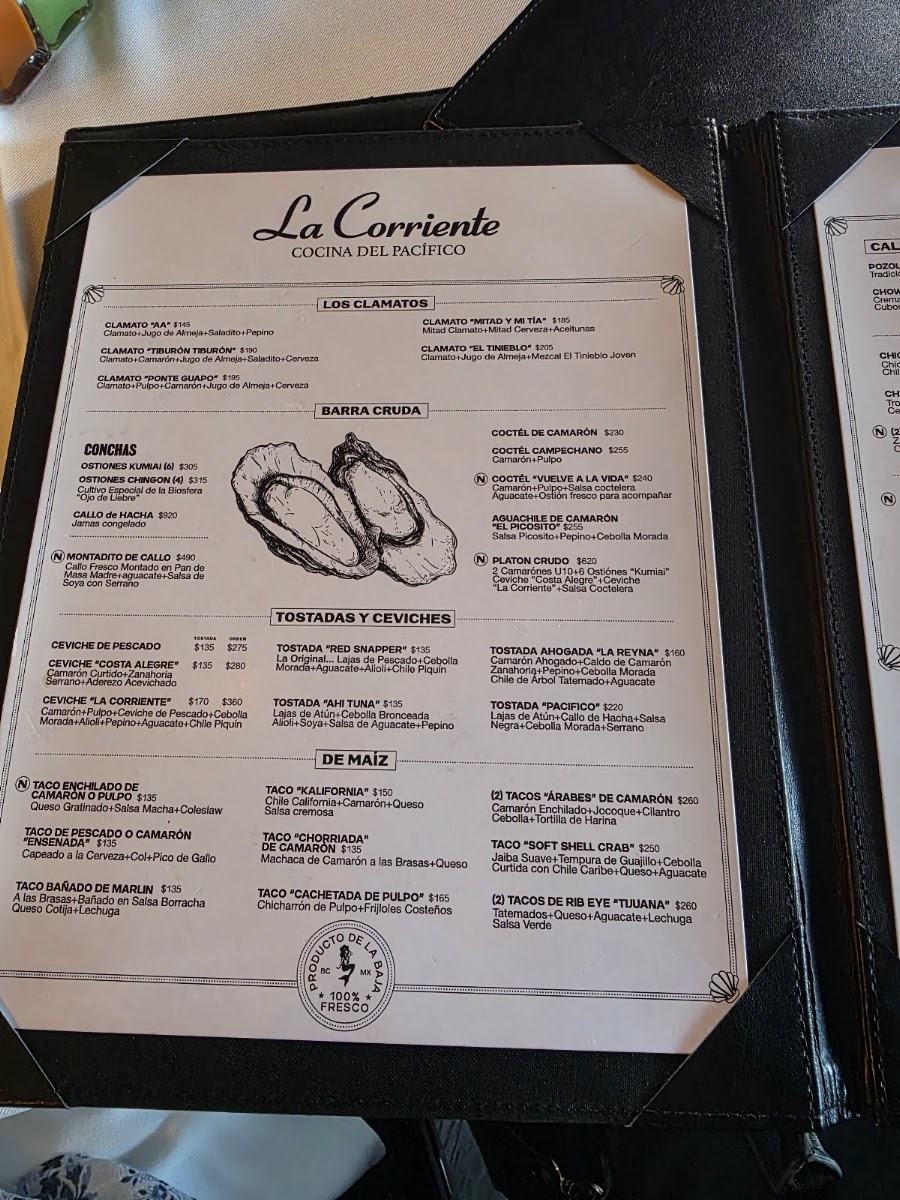 La Corriente Cevichería Nais Menu Photo 3