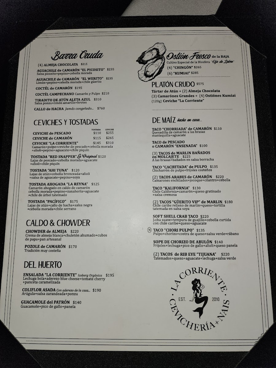 La Corriente Cevichería Nais Menu Photo 8