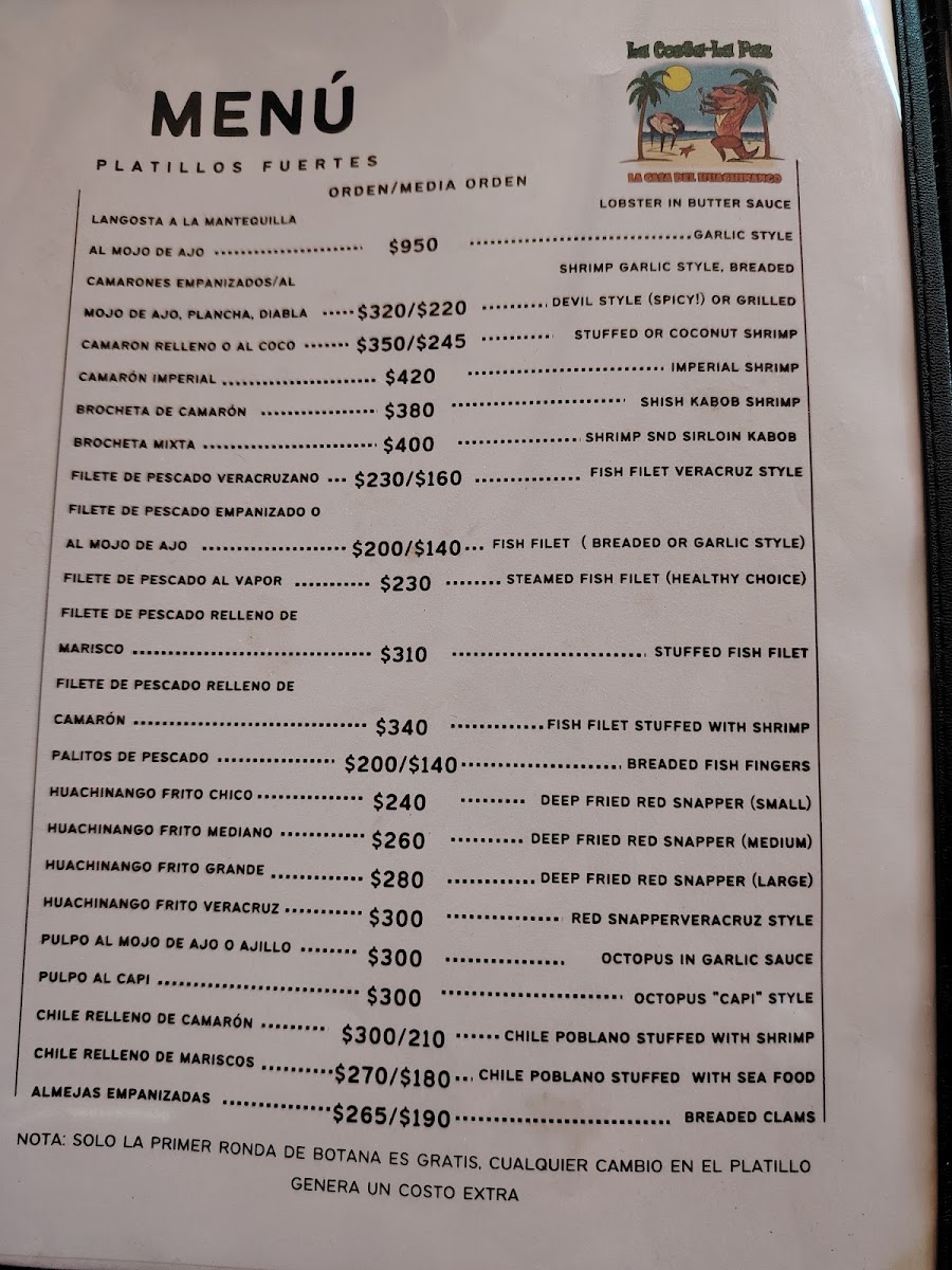 La Costa Menu Photo 5