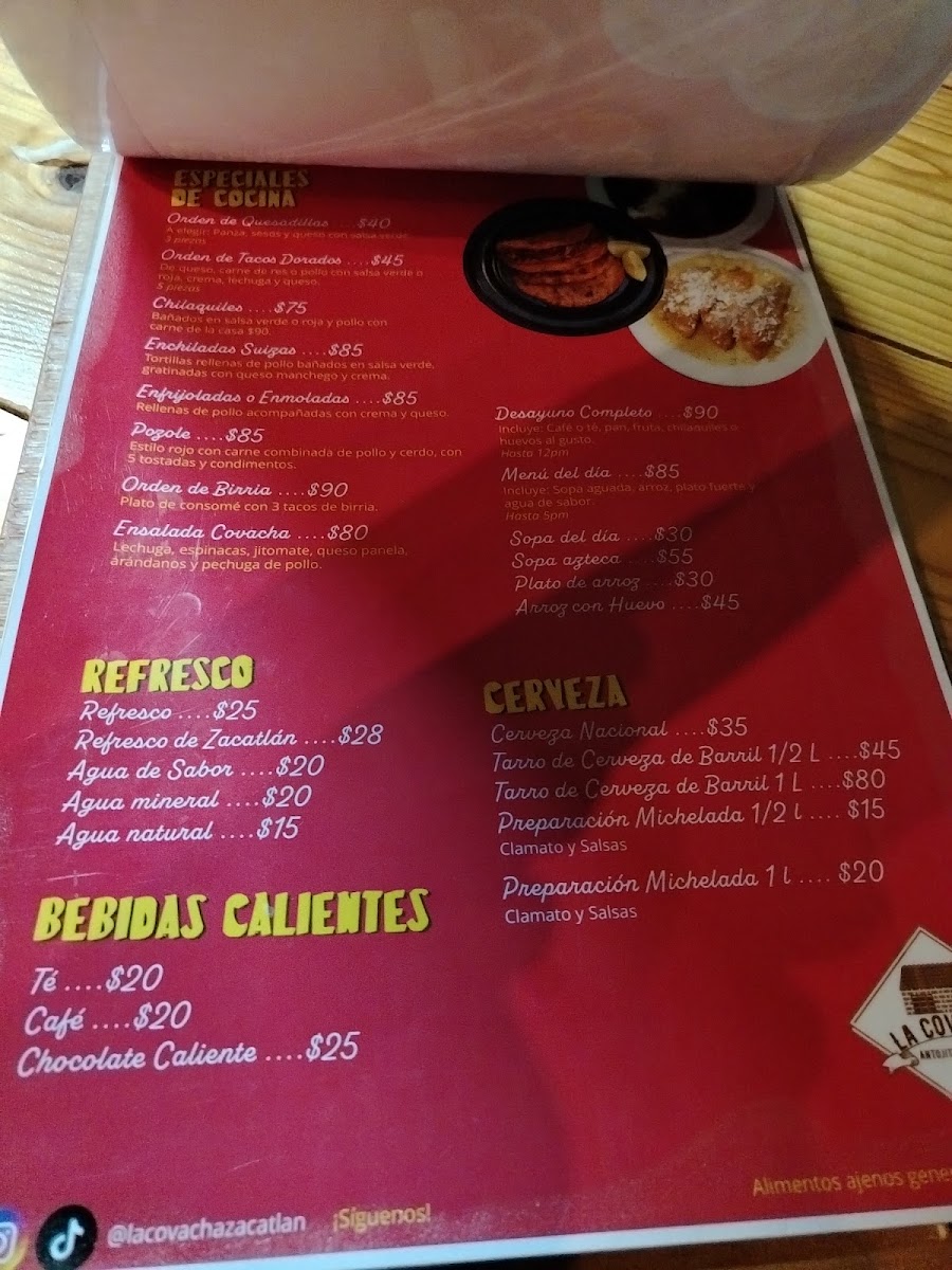 La Covacha Menu Photo 10