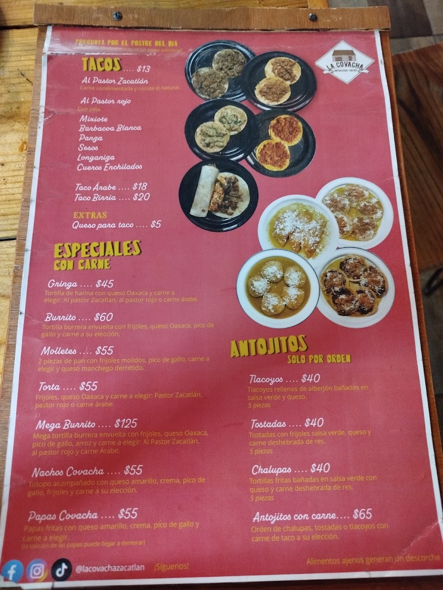 La Covacha Menu Photo 4