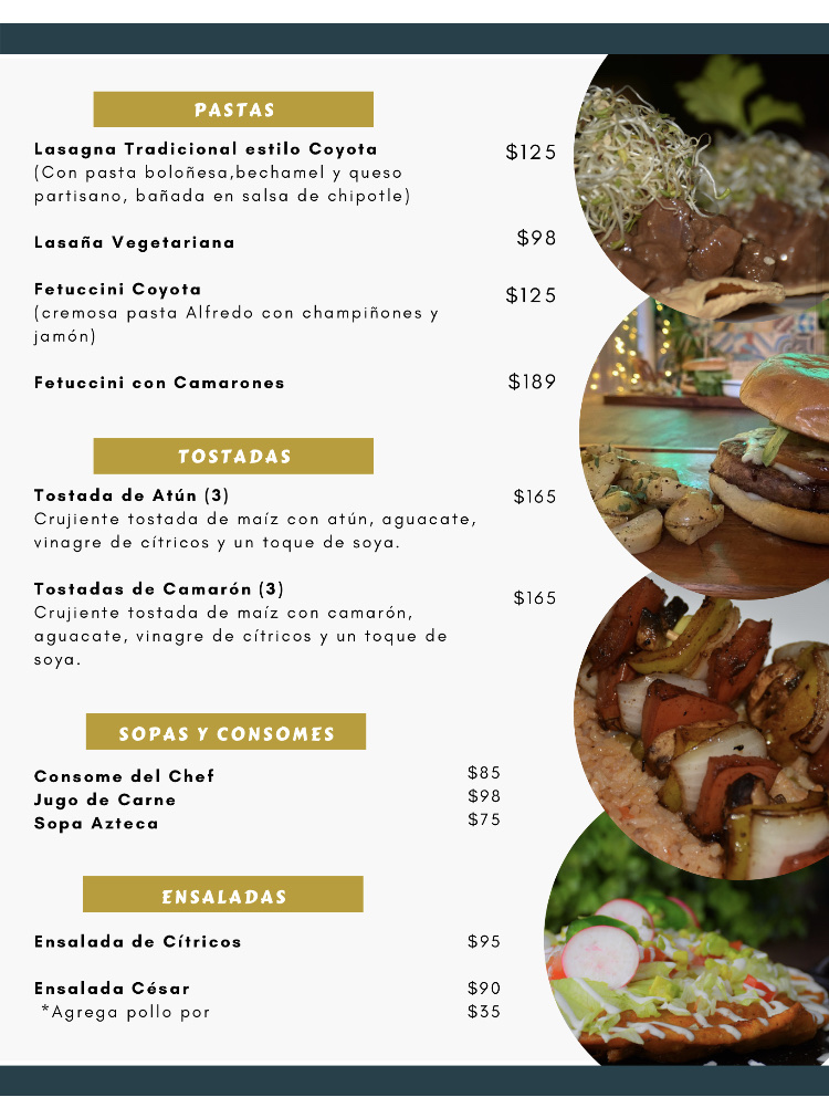 La Coyota Cancún - Cocina & Mixología Menu Photo 7