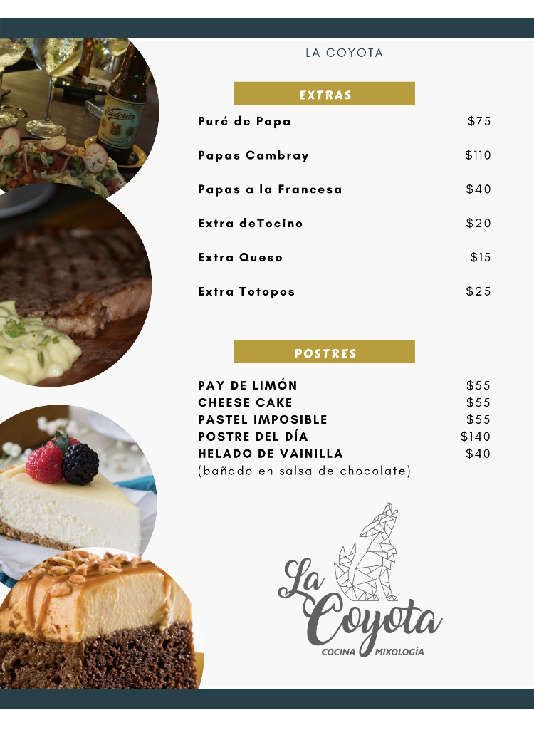 La Coyota Cancún - Cocina & Mixología Menu Photo 9