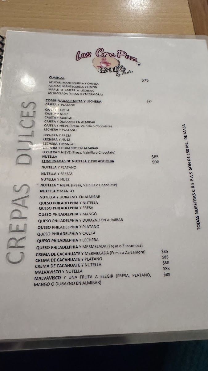 La Crepa Cafe Menu Photo 2
