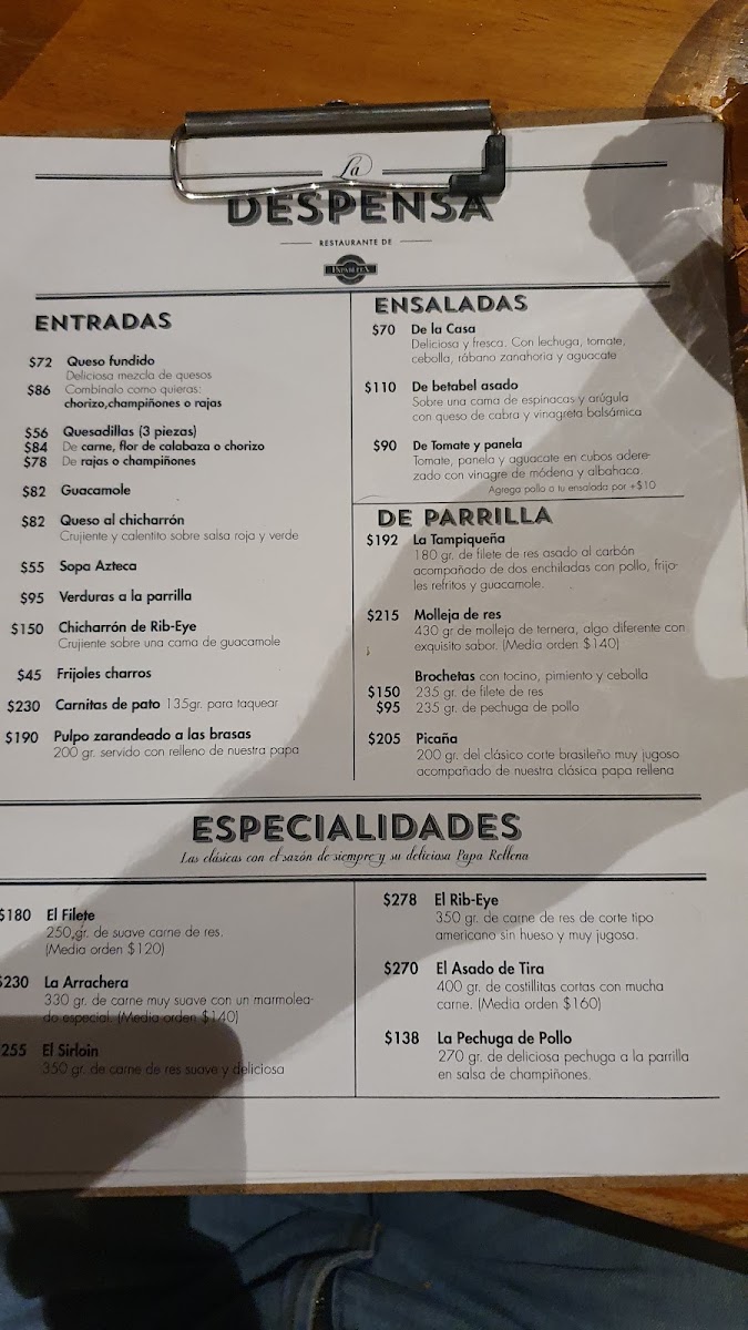 La Despensa Restaurante De Papablita Menu Photo 10