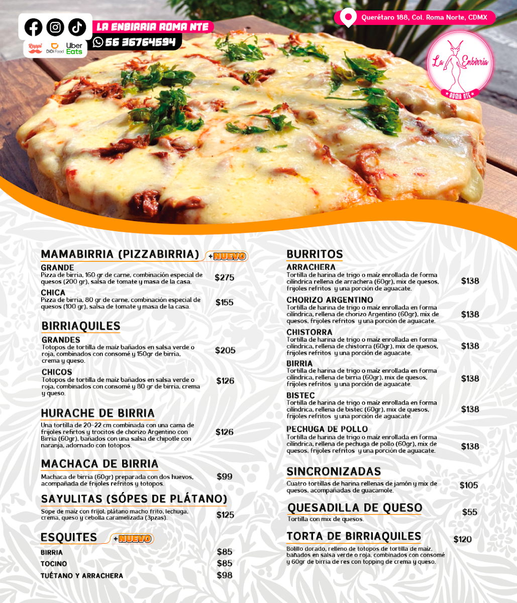 La Enbirria Menu Photo 2