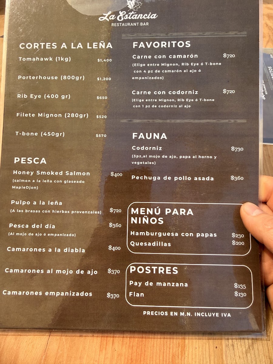 La Estancia Menu Photo 3
