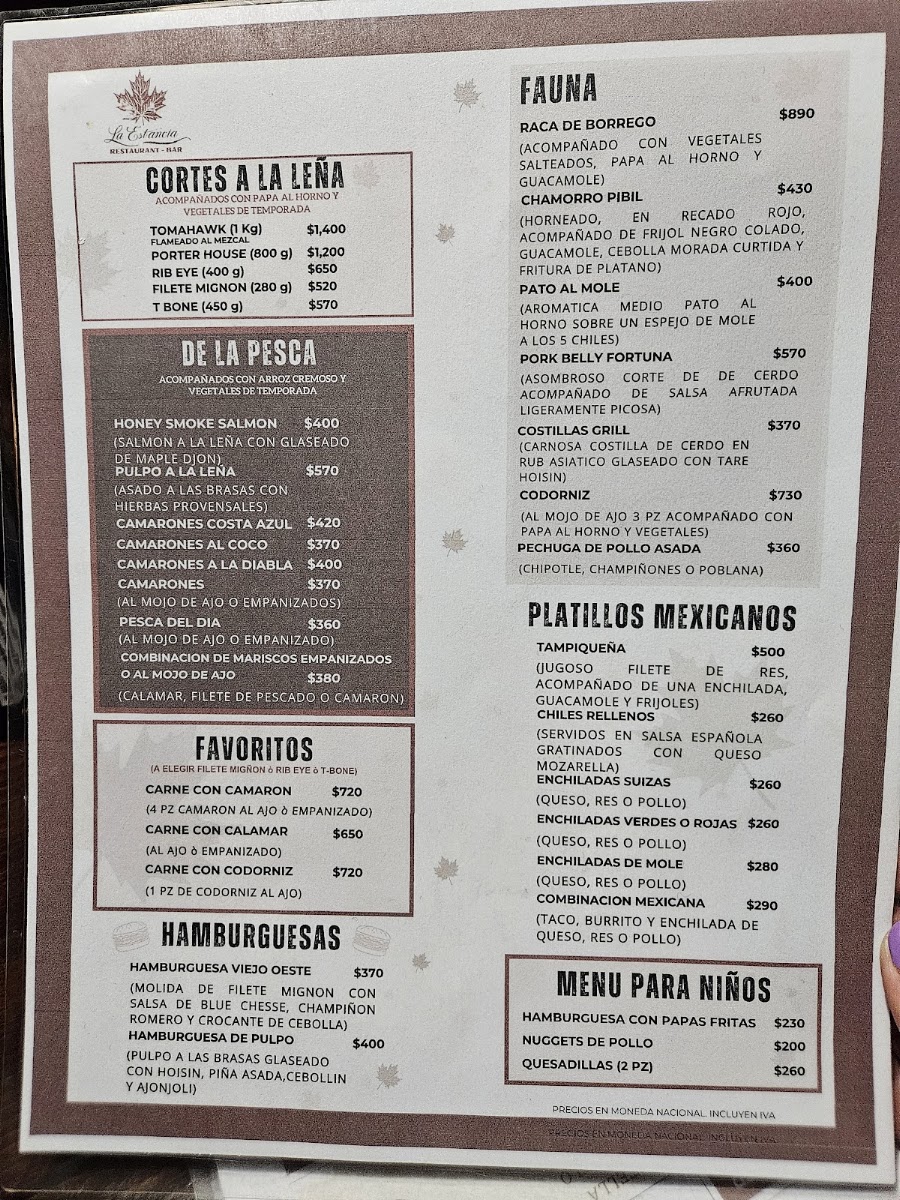 La Estancia Menu Photo 5