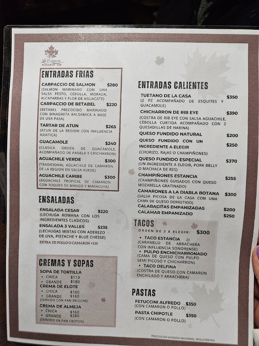 La Estancia Menu Photo 6