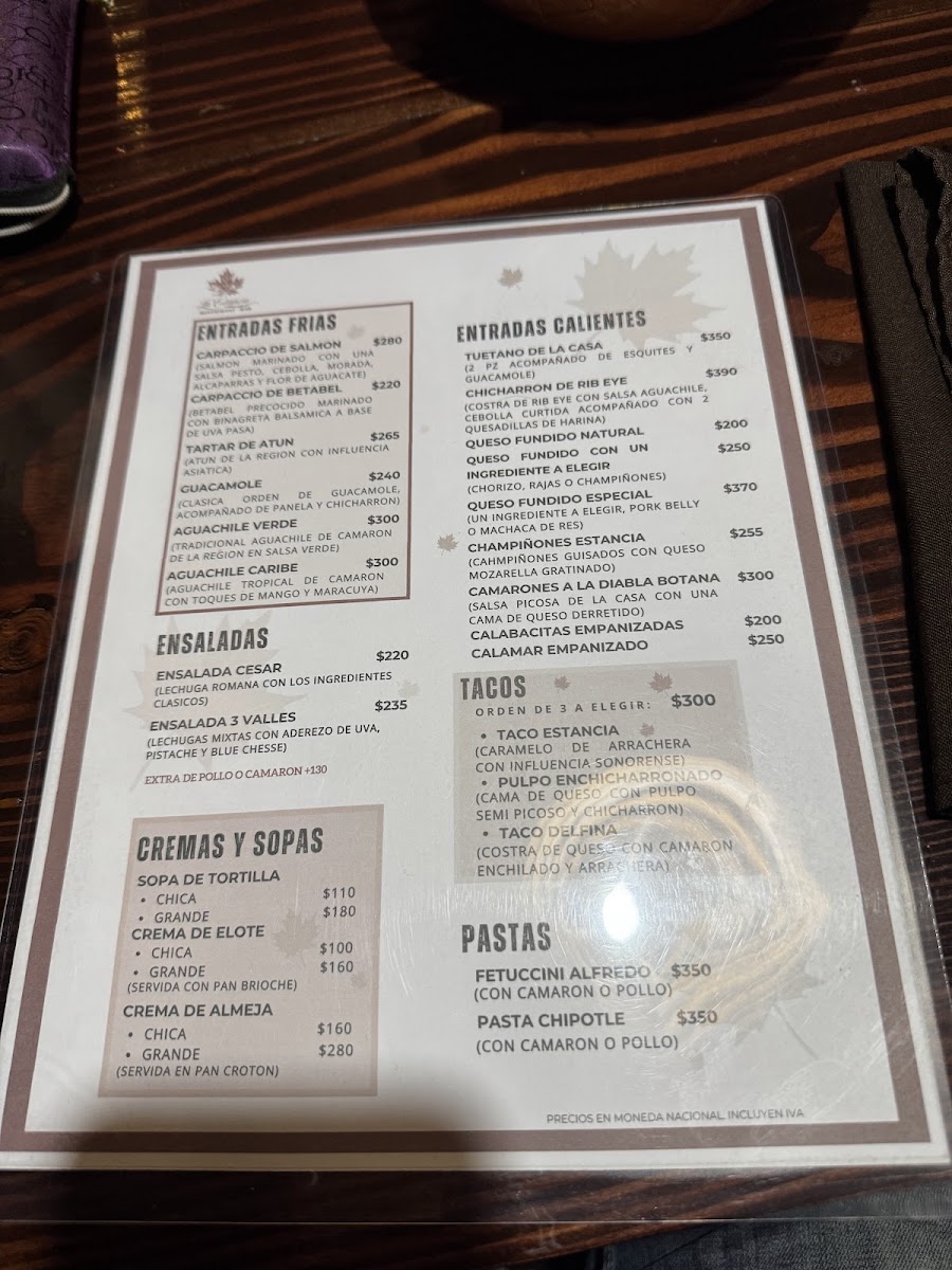 La Estancia Menu Photo 9