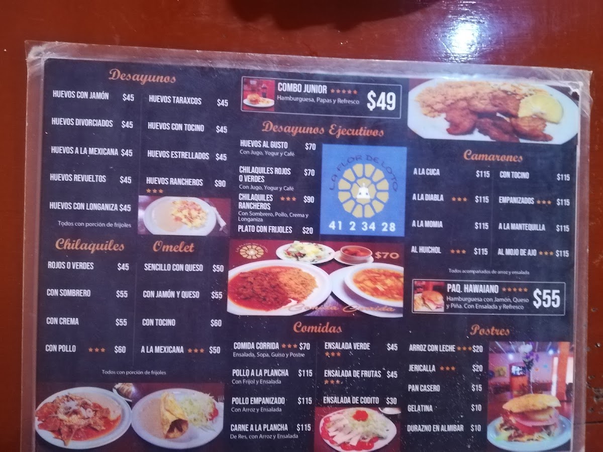 La Flor De Loto Menu Photo 2