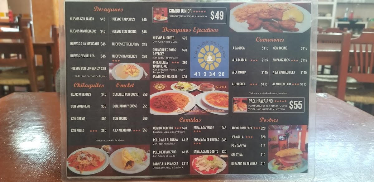La Flor De Loto Menu Photo 3
