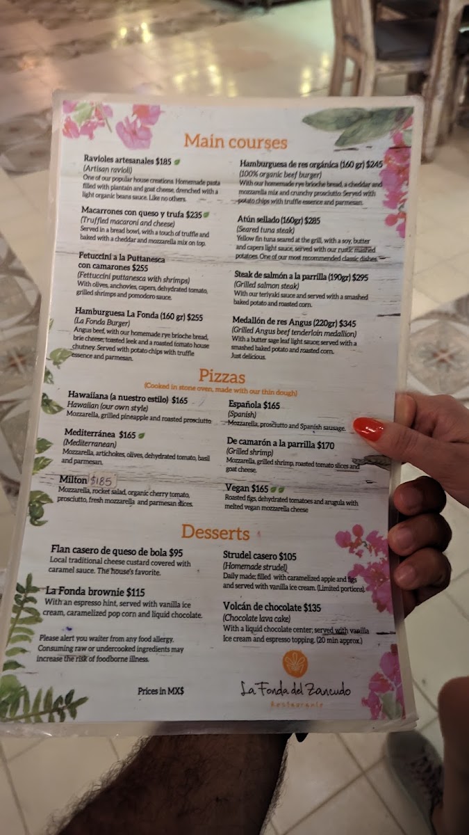 La Fonda del Zancudo Menu Photo 4