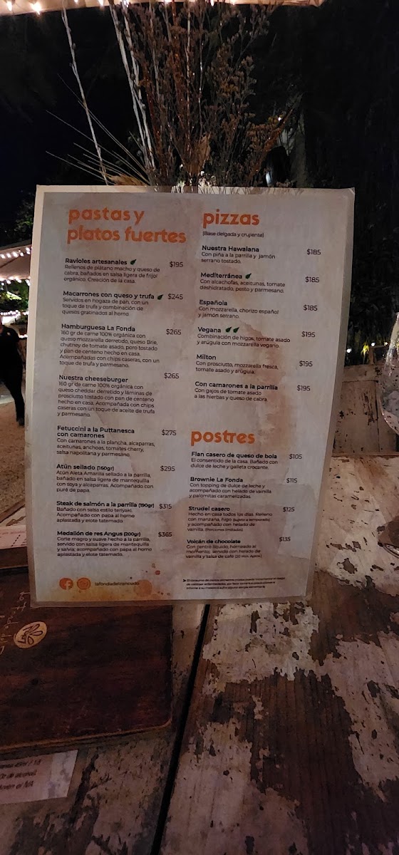 La Fonda del Zancudo Menu Photo 9
