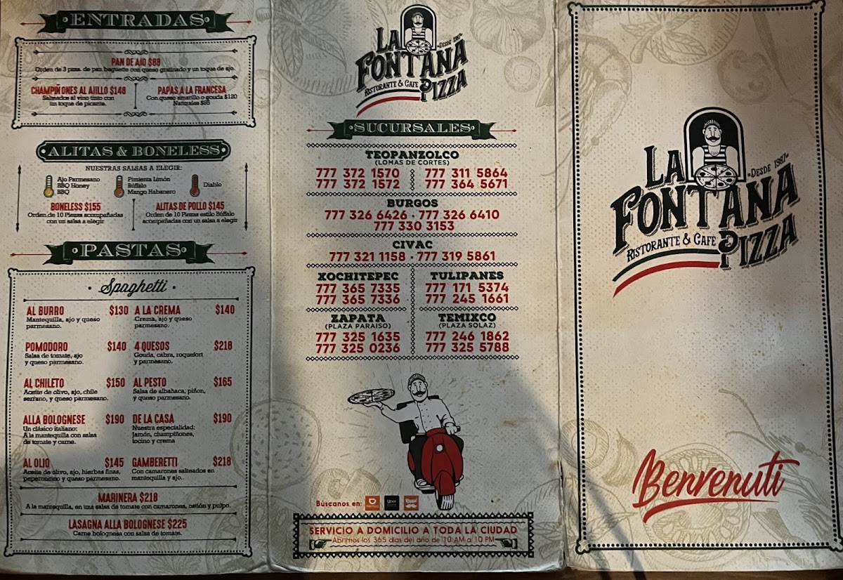 La Fontana Pizza Menu Photo 3