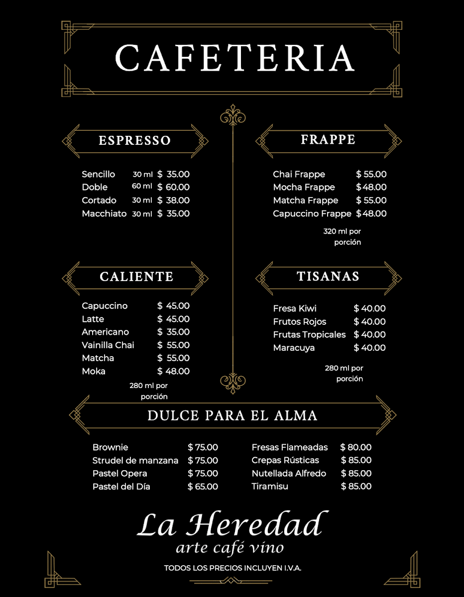 La Heredad Menu Photo 2