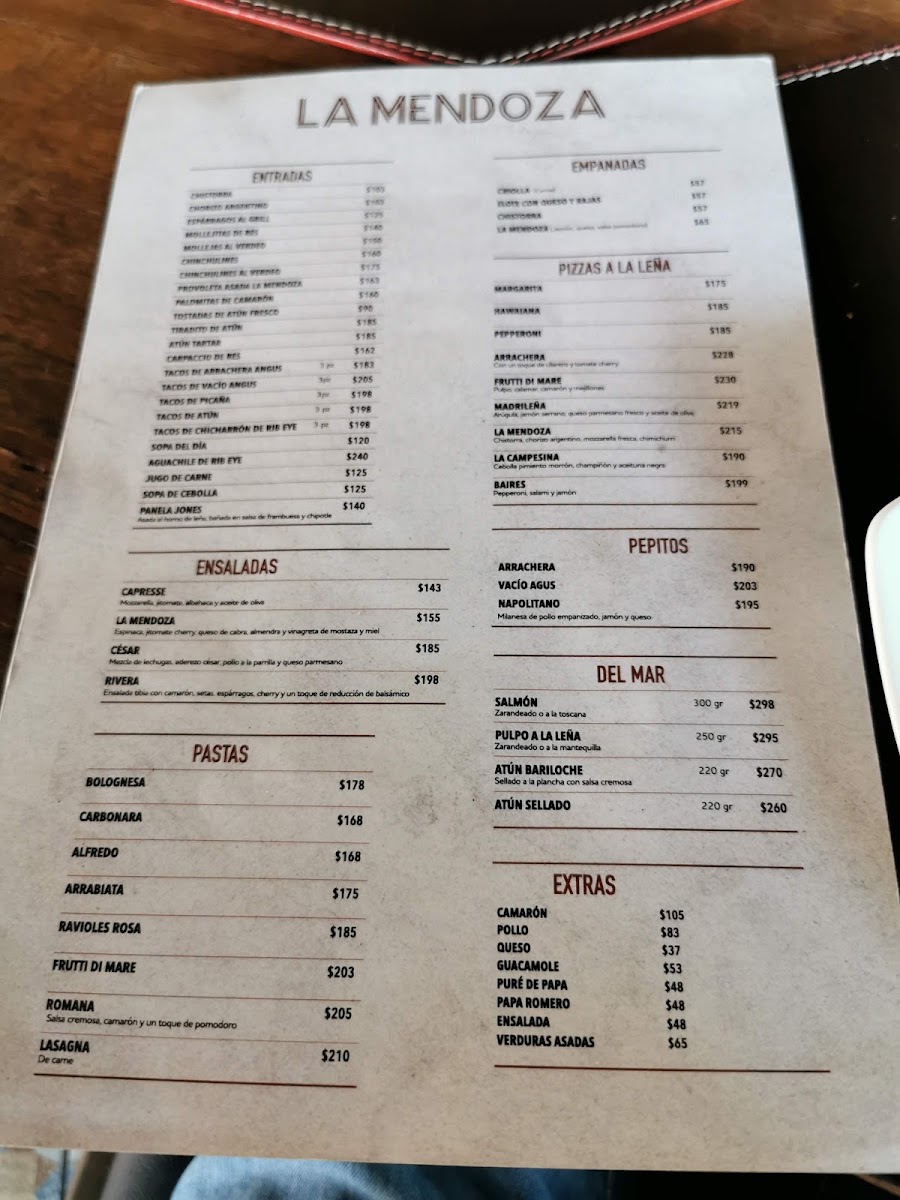 La Mendoza Menu Photo 2
