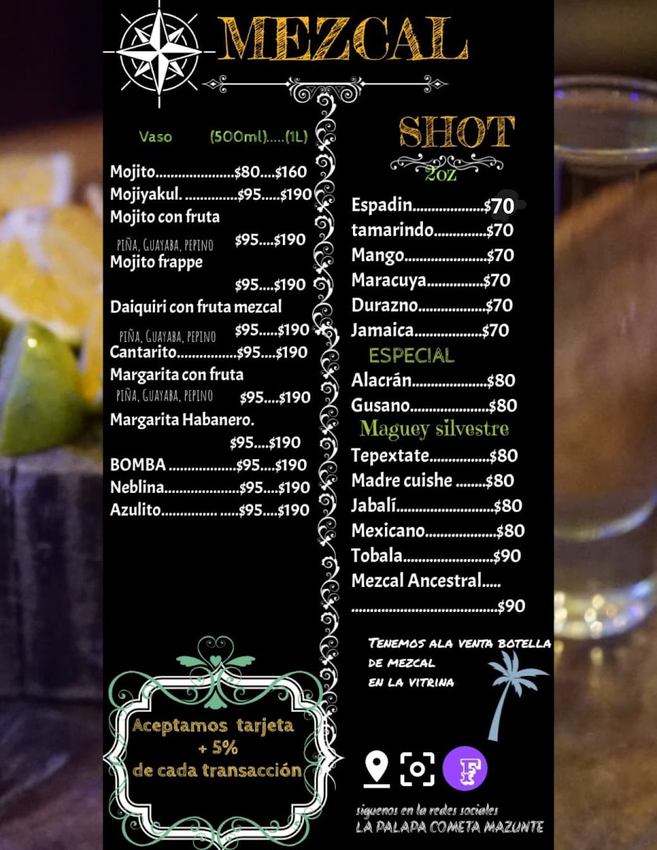 La Palapa Cometa Menu Photo 4