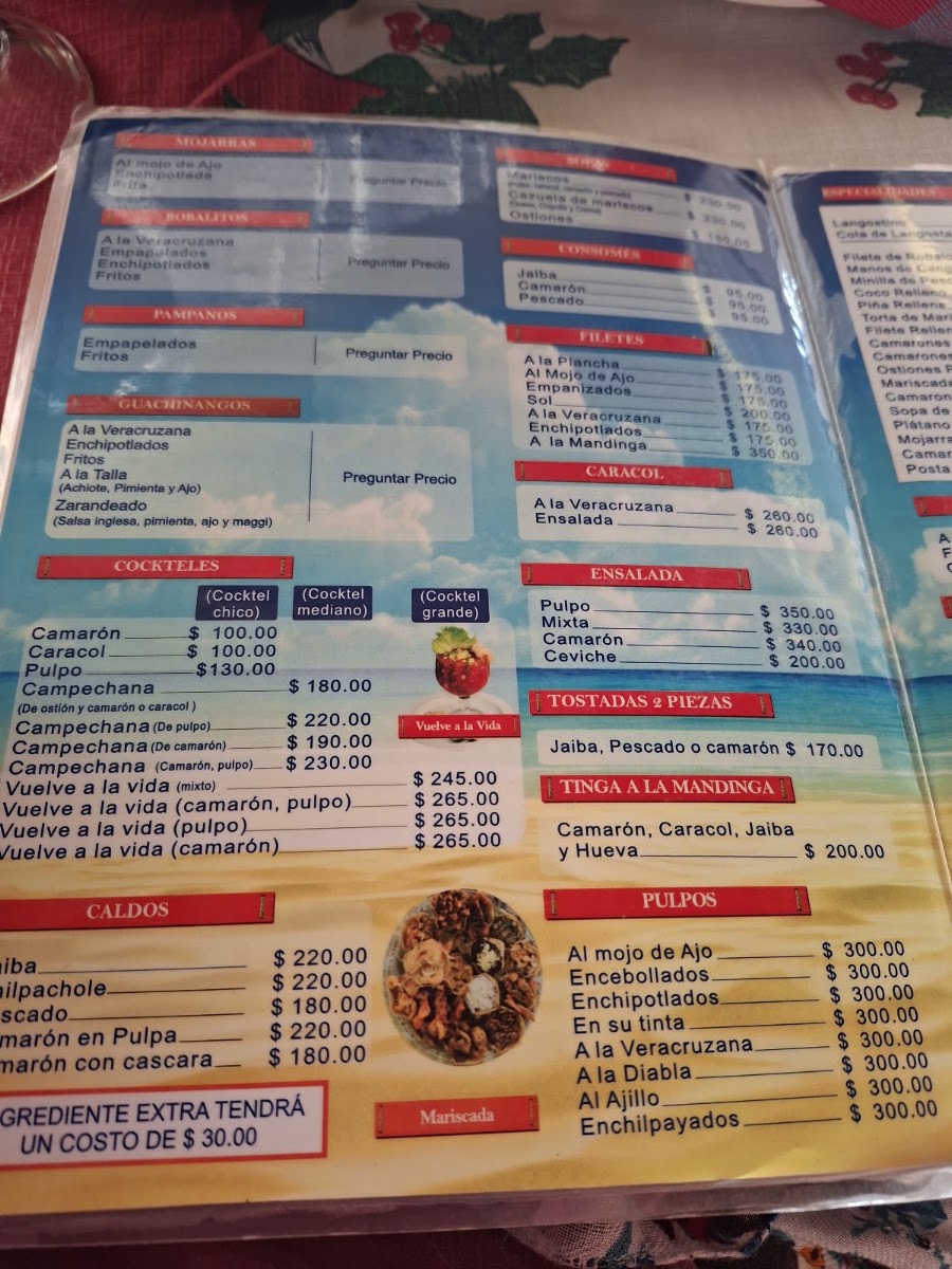 La Palapa De Tomas Menu Photo 3