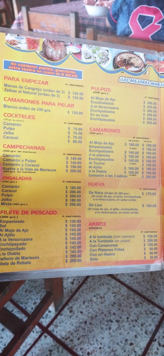 La Palapa De Tomas Menu Photo 5
