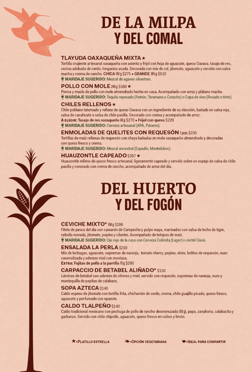La Perla Pixan Cuisine & La Carboneria Menu Photo 2
