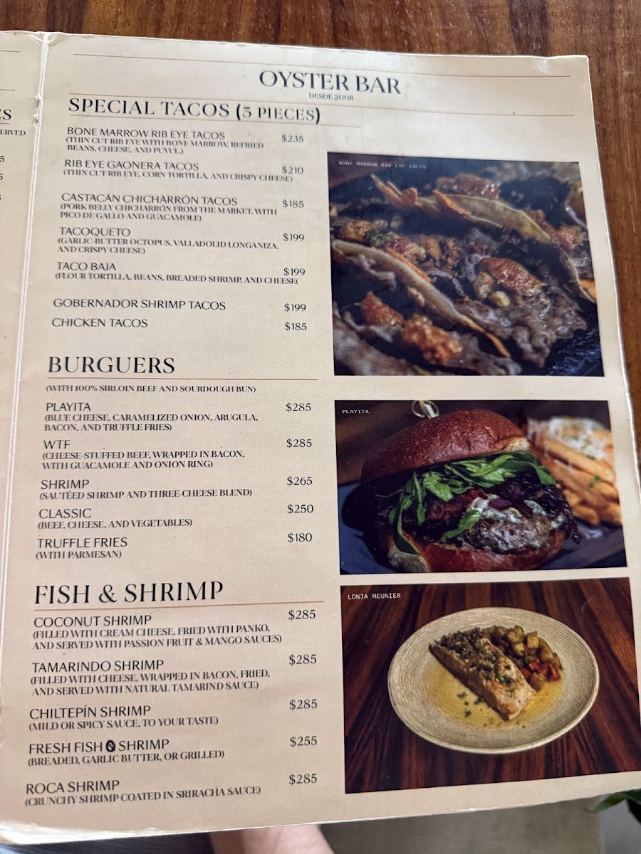 La Playita Restaurante Bar Cancún Menu Photo 10