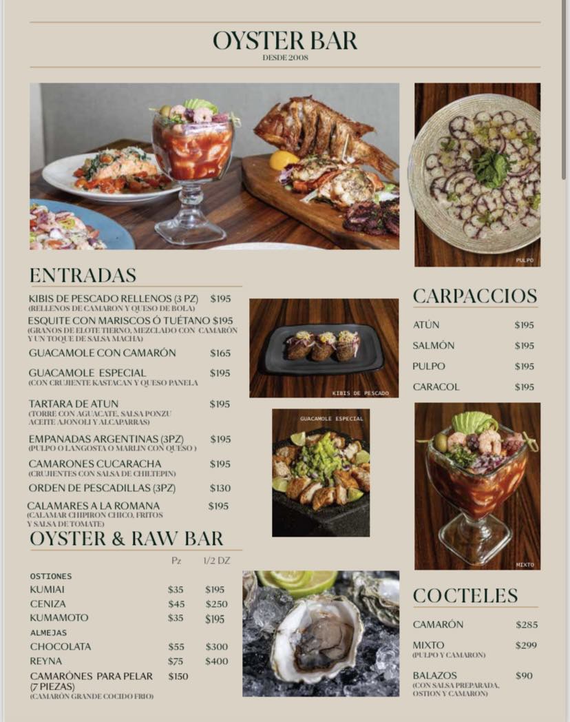 La Playita Restaurante Bar Cancún Menu Photo 2