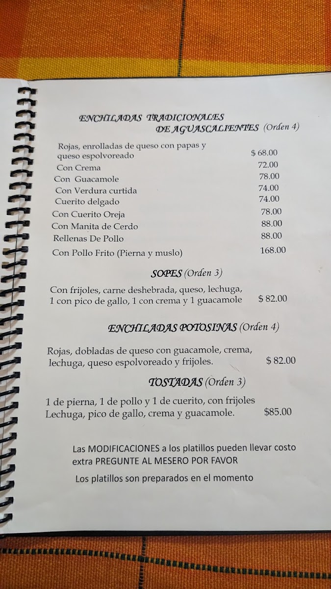 La Plazoela Menu Photo 2