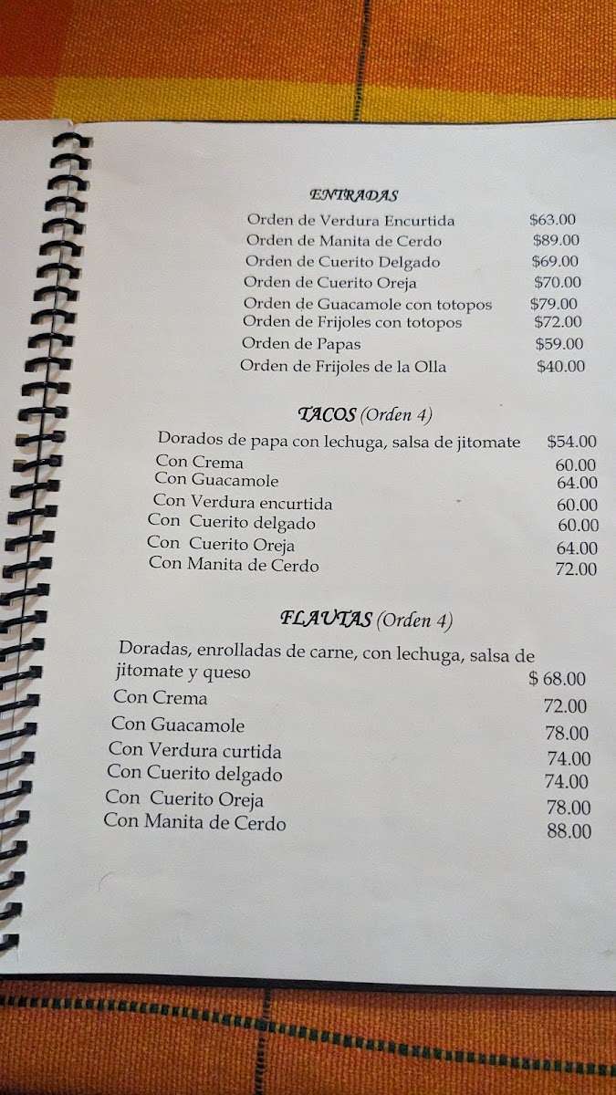 La Plazoela Menu Photo 3