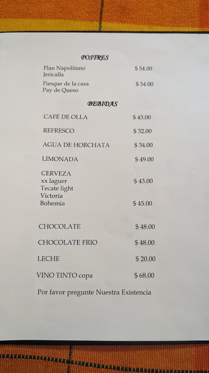 La Plazoela Menu Photo 4