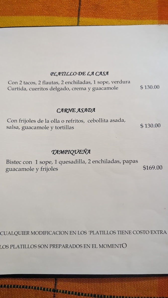 La Plazoela Menu Photo 7