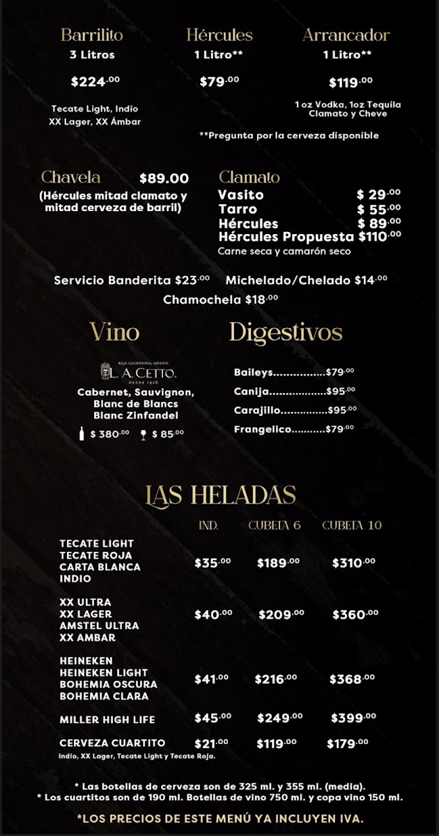 La Propuesta Menu