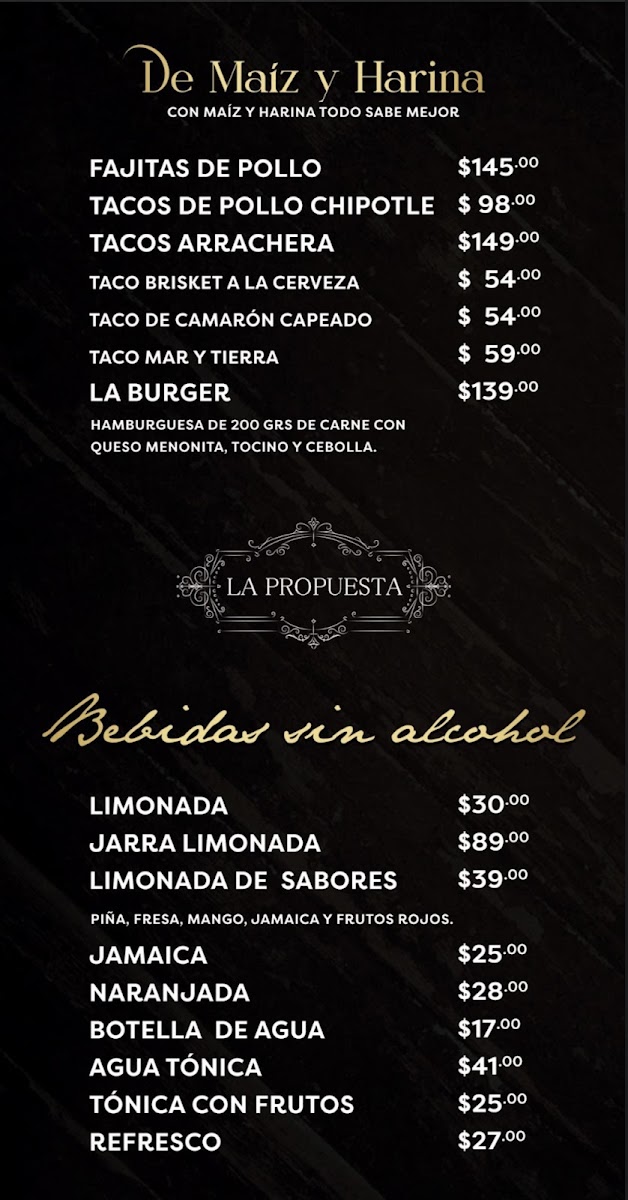 La Propuesta Menu Photo 3